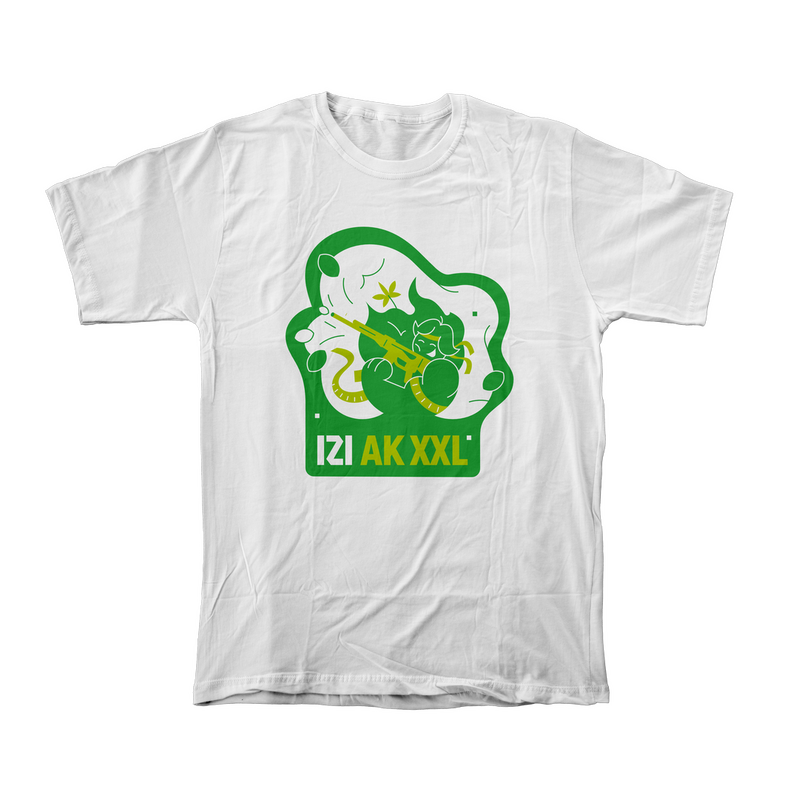 T-shirt White AK XXL (IZI), Фасовка: 1